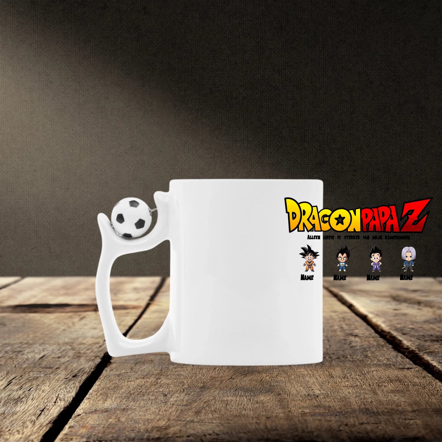 Mockup Fußballtasse