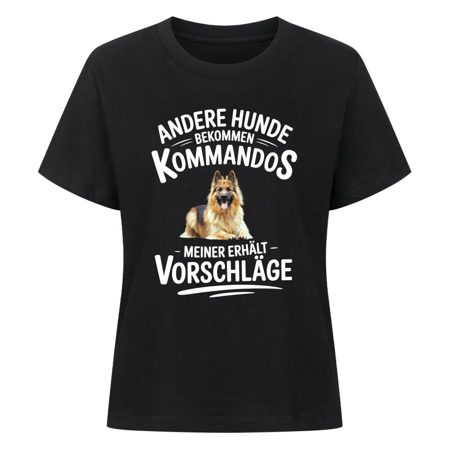 Damen Mockup Schwarz