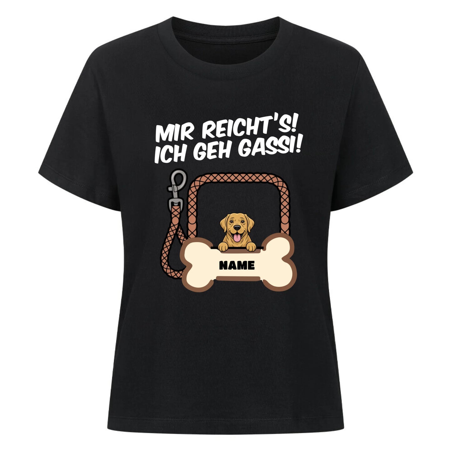 Damen Mockup Schwarz