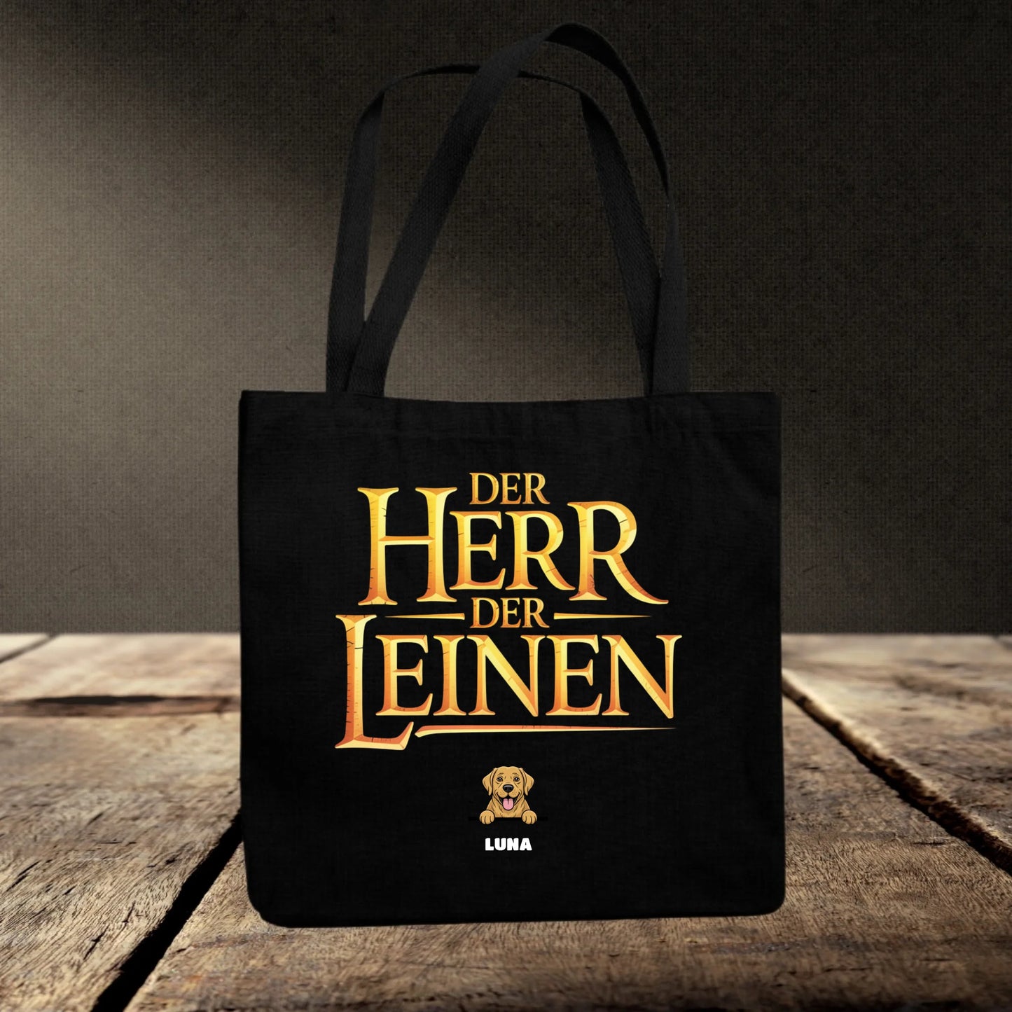 Jutebeutel schwarz mockup