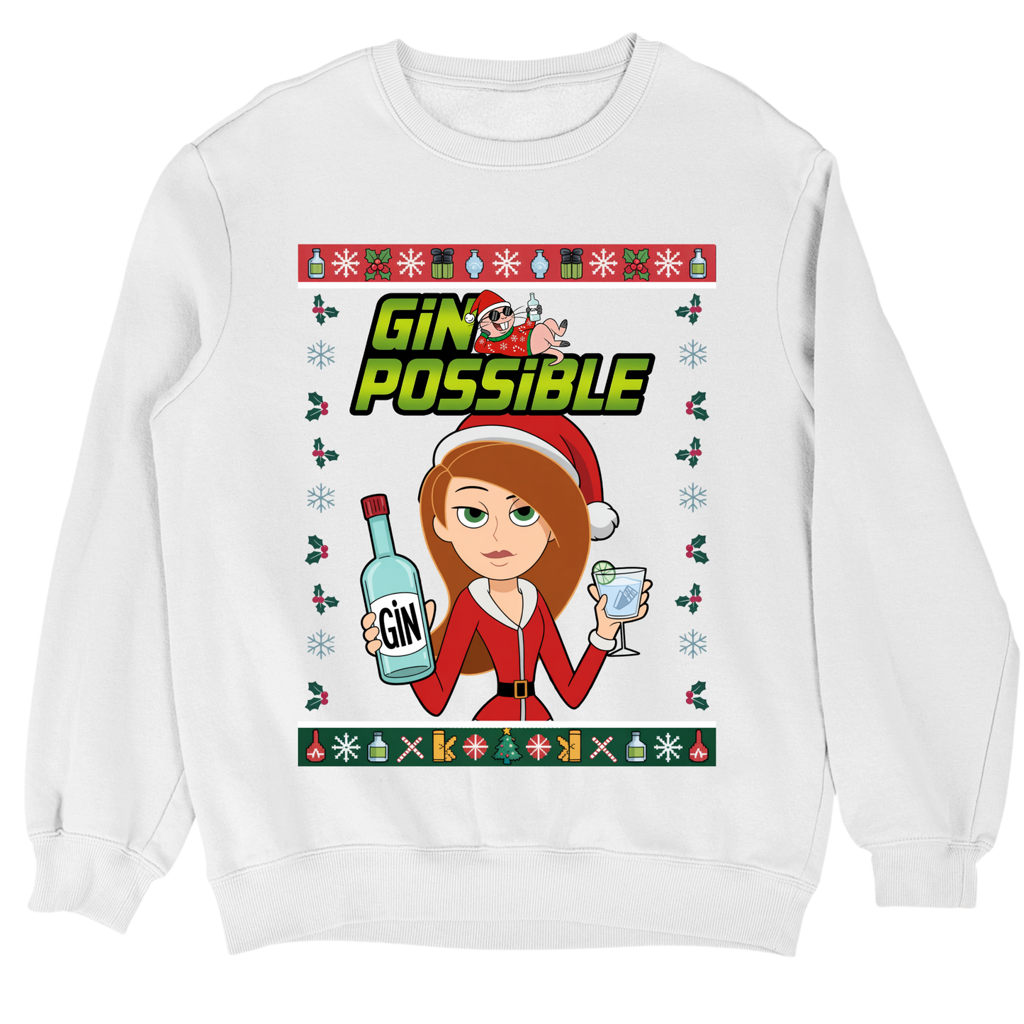Gin Possible Christmas Sweater