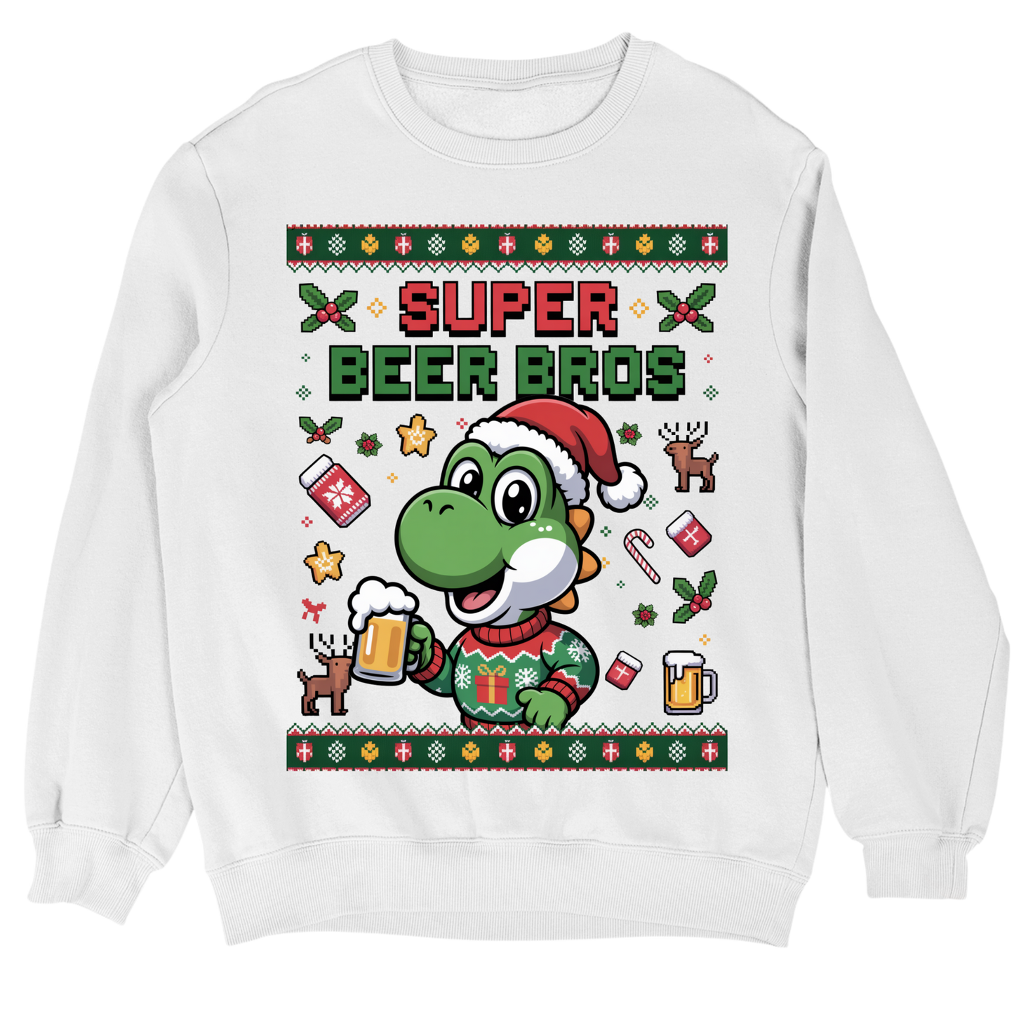 Super Beer Bros V3 Christmas Sweater