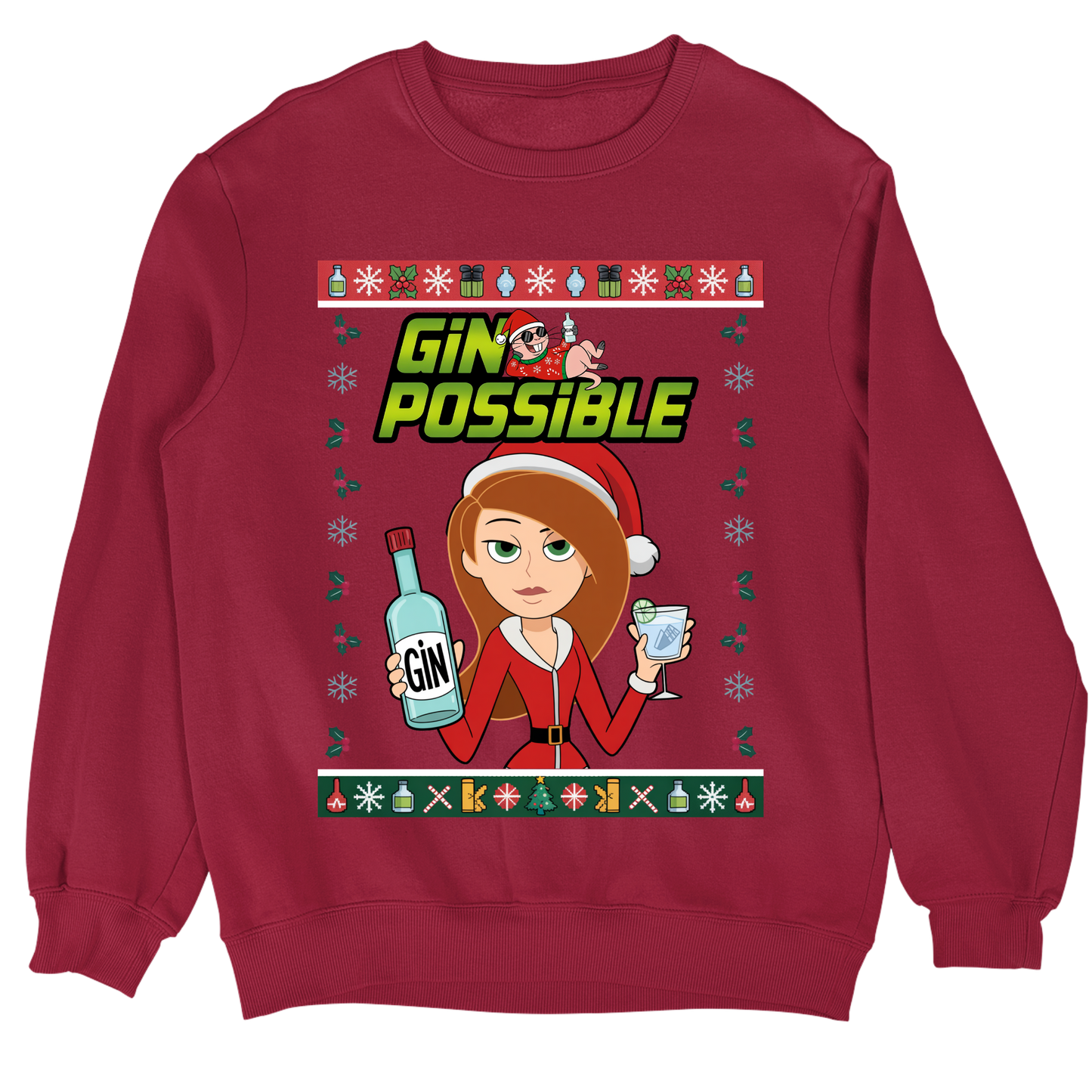 Gin Possible Christmas Sweater