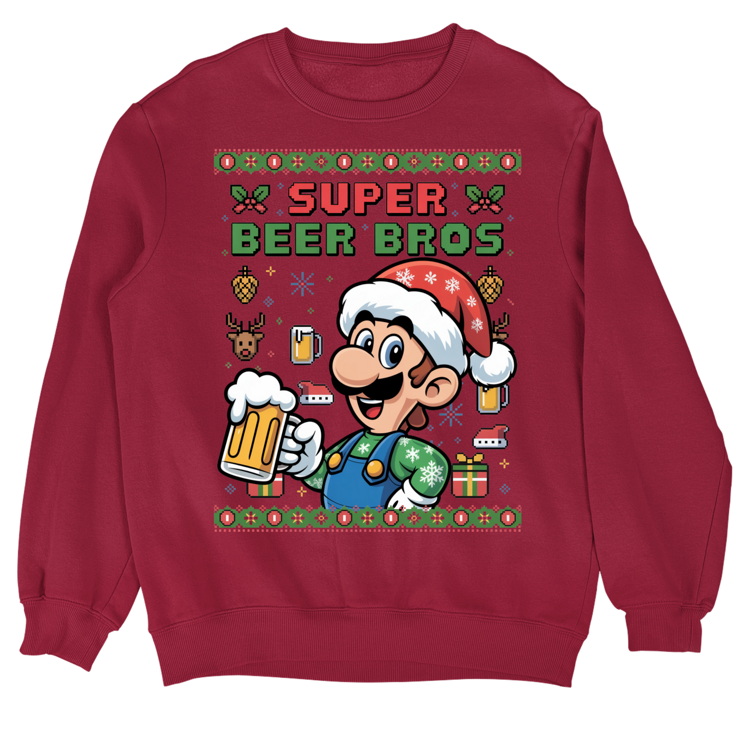 Super Beer Bros V2 Christmas Sweater