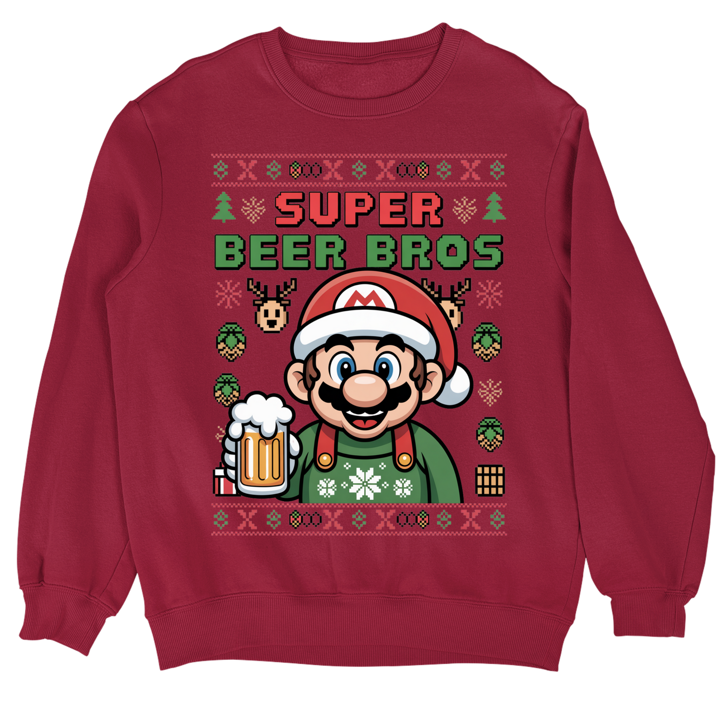 Super Beer Bros V1 Christmas Sweater