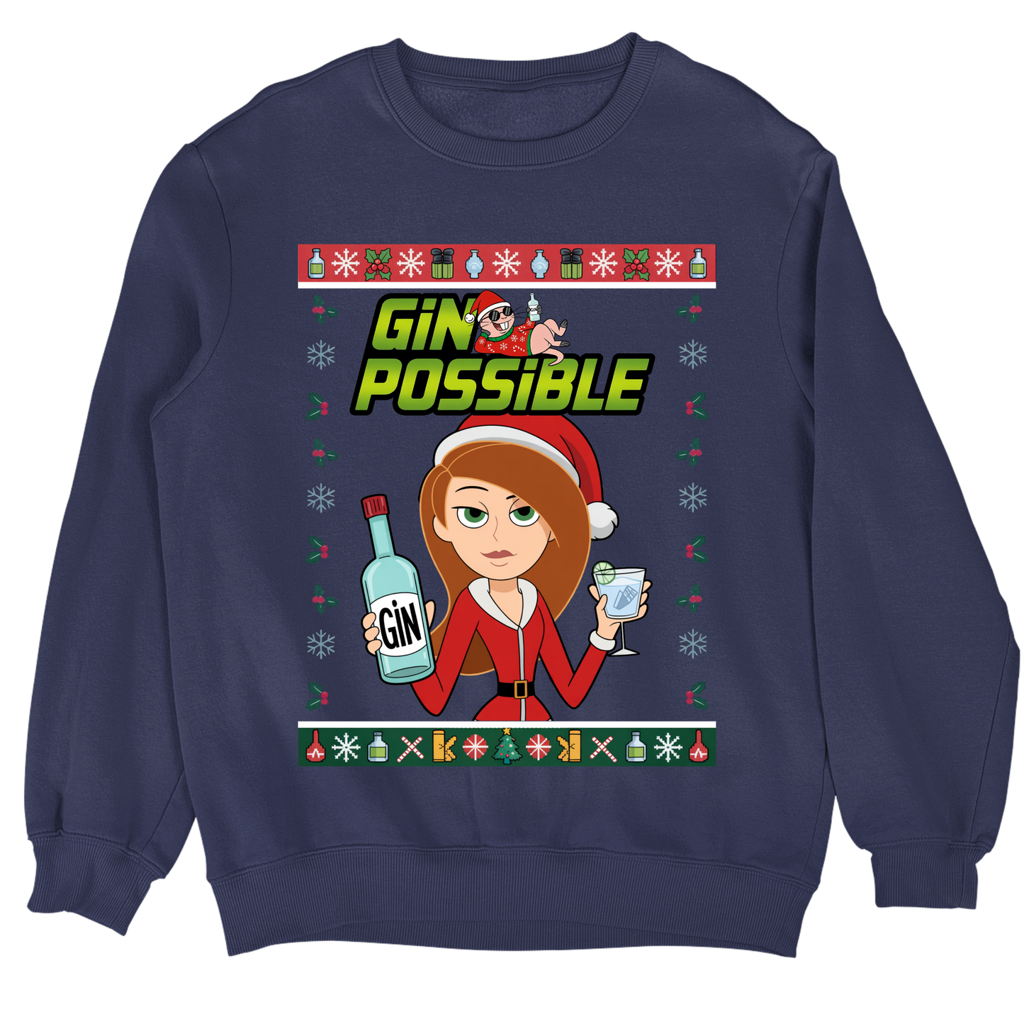 Gin Possible Christmas Sweater