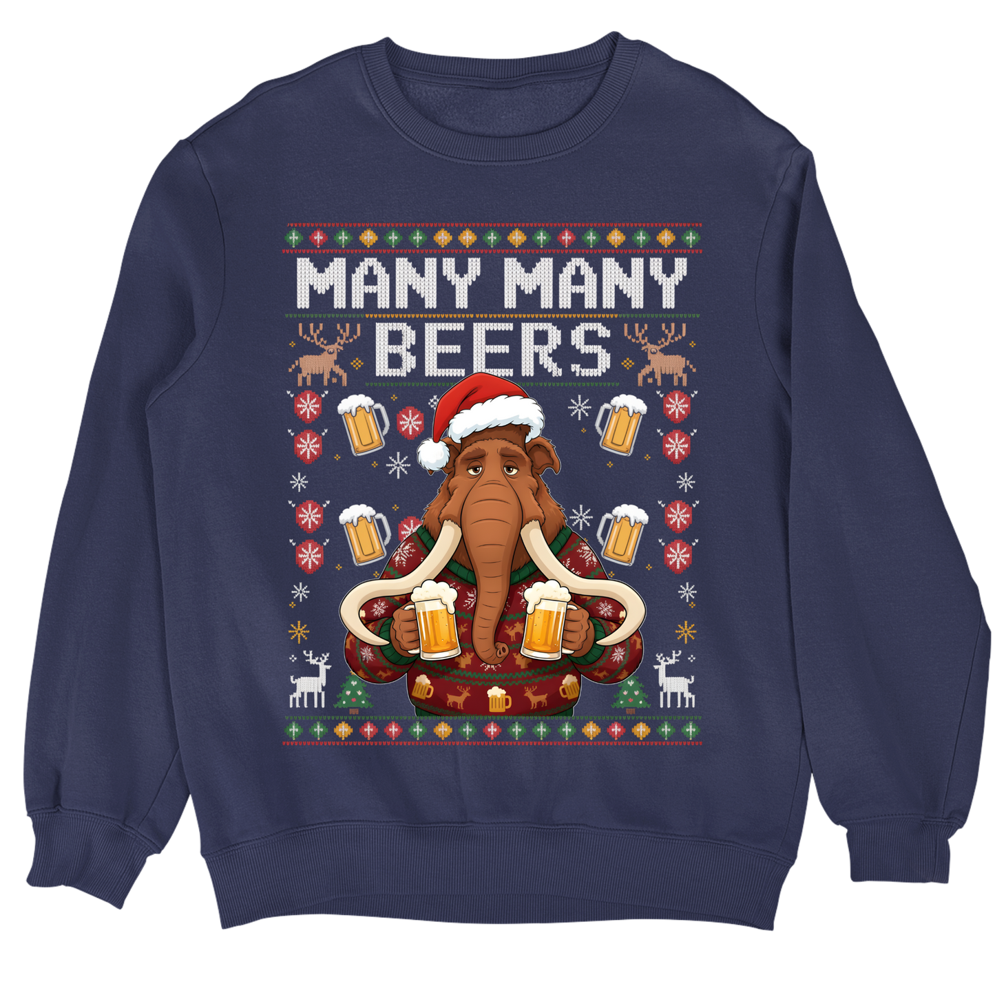 Many many beers Christmas Sweater