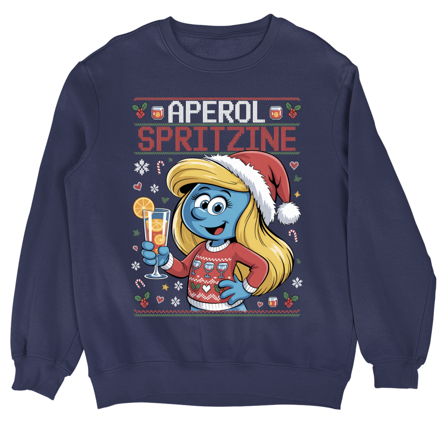 Aperol Spritzine Christmas Sweater