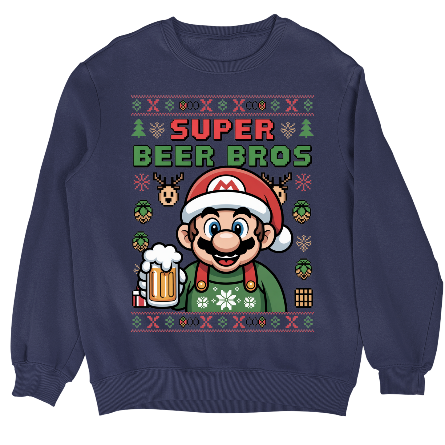 Super Beer Bros V1 Christmas Sweater
