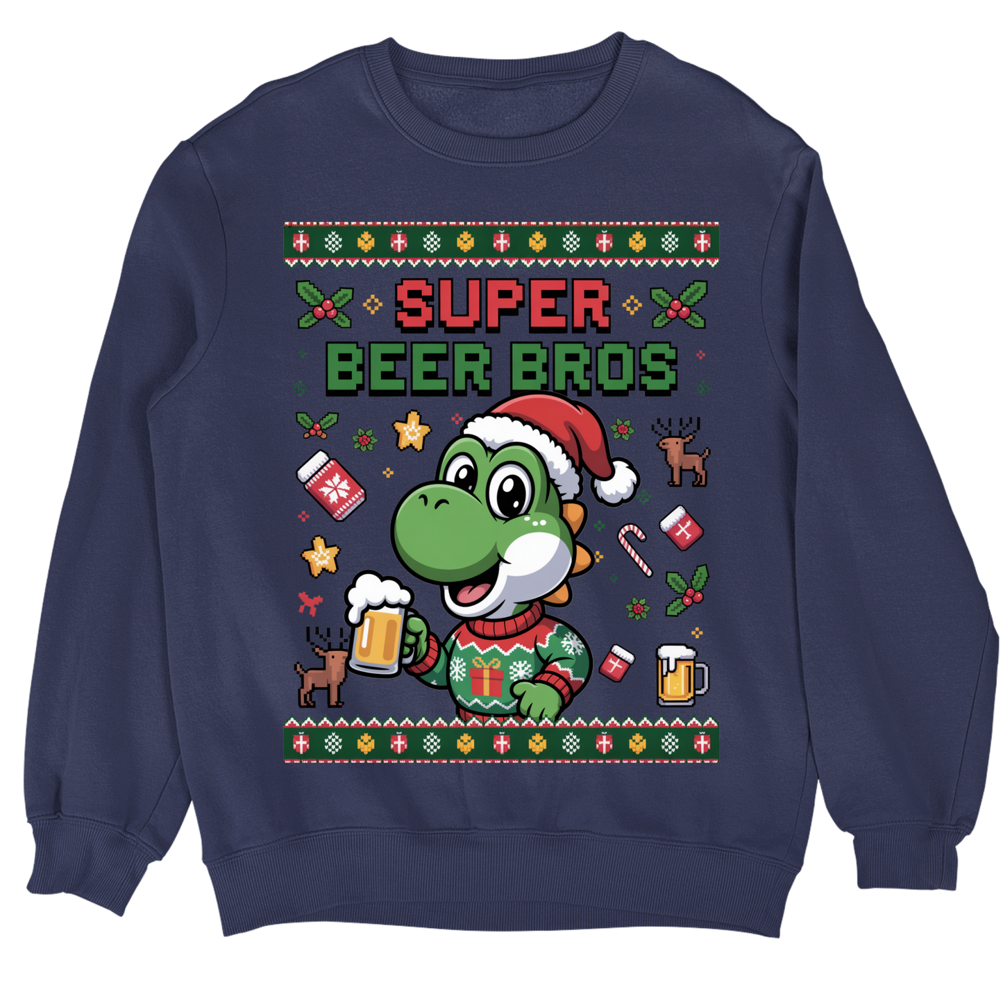 Super Beer Bros V3 Christmas Sweater