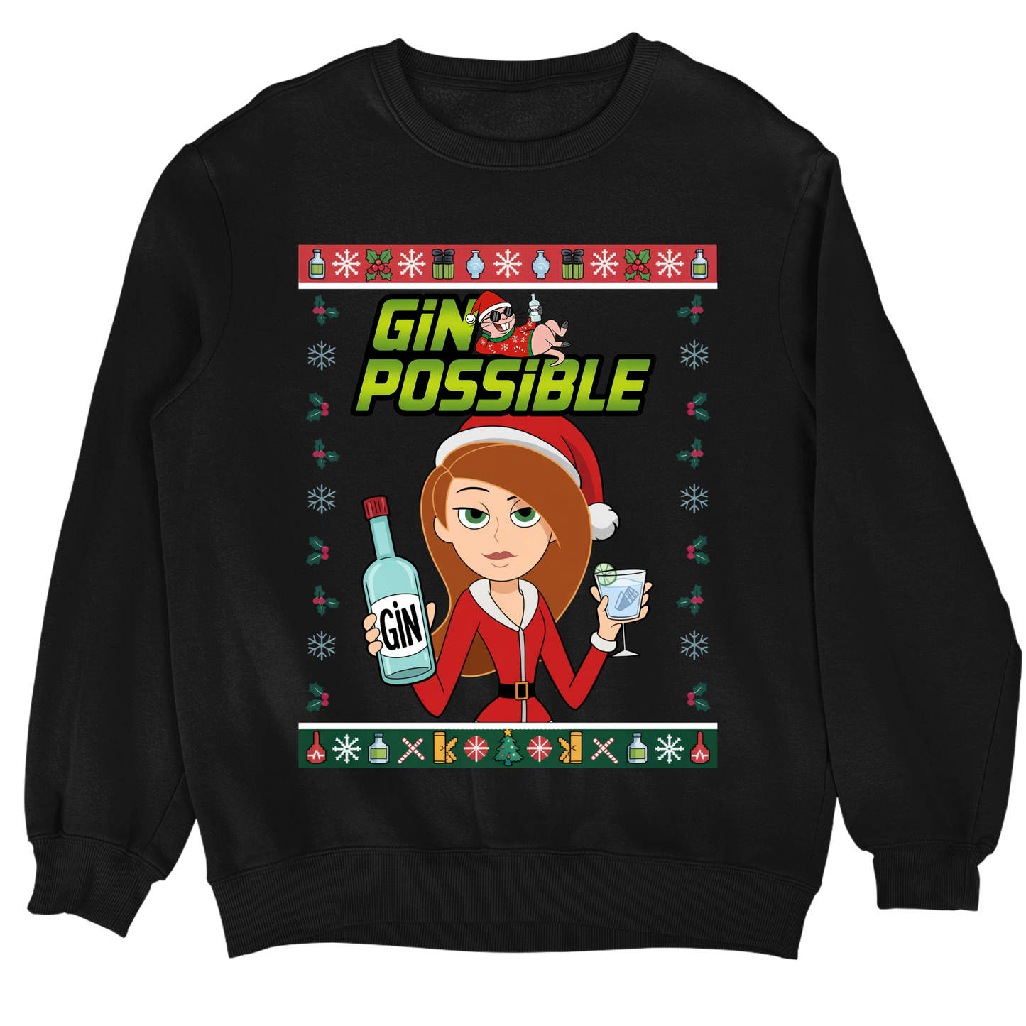 Gin Possible Christmas Sweater