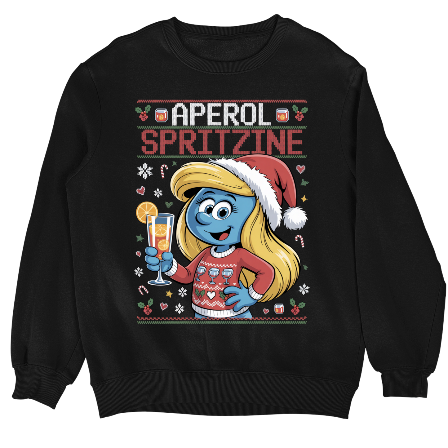Aperol Spritzine Christmas Sweater