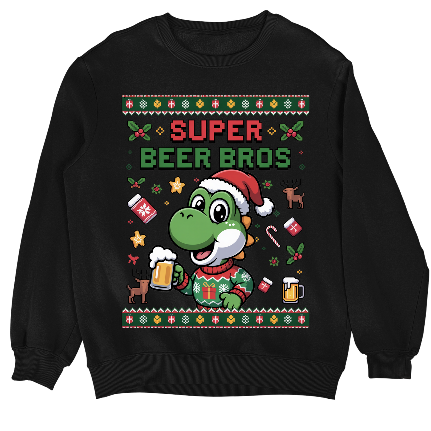 Super Beer Bros V3 Christmas Sweater