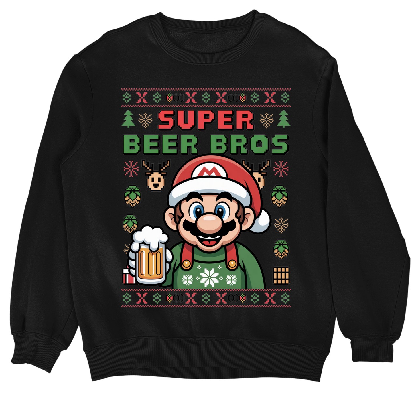 Super Beer Bros V1 Christmas Sweater