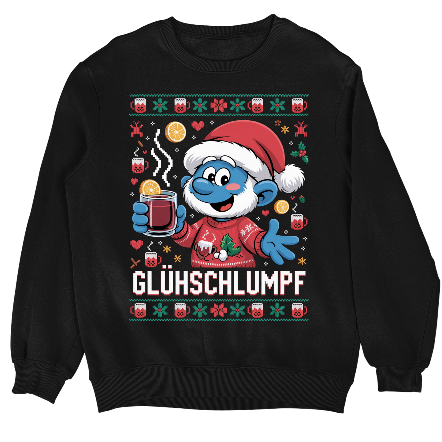 Glühschlumpf Christmas Sweater