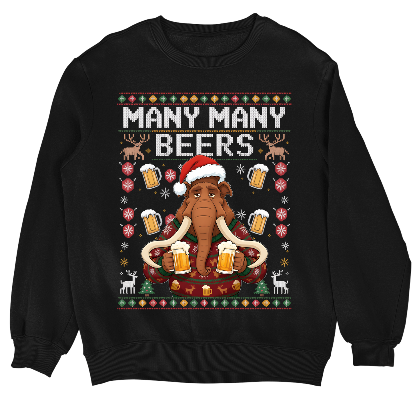 Many many beers Christmas Sweater