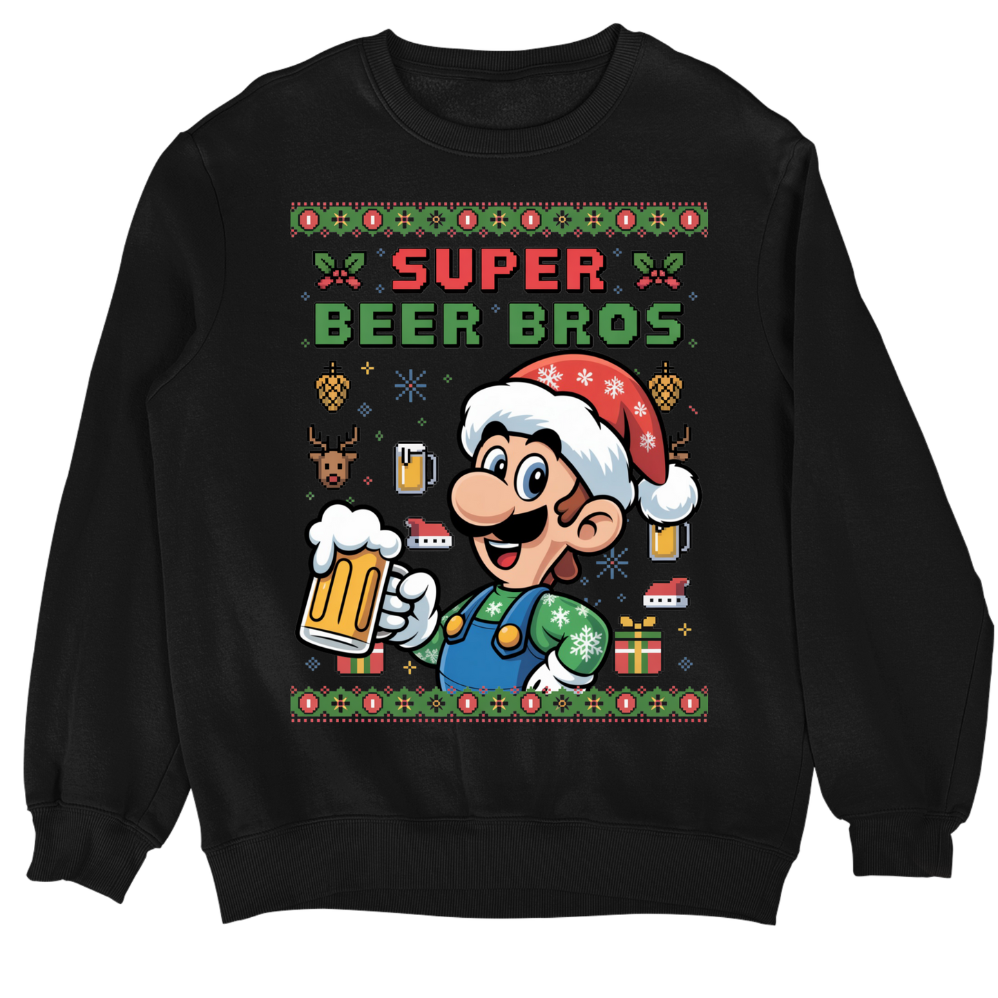 Super Beer Bros V2 Christmas Sweater