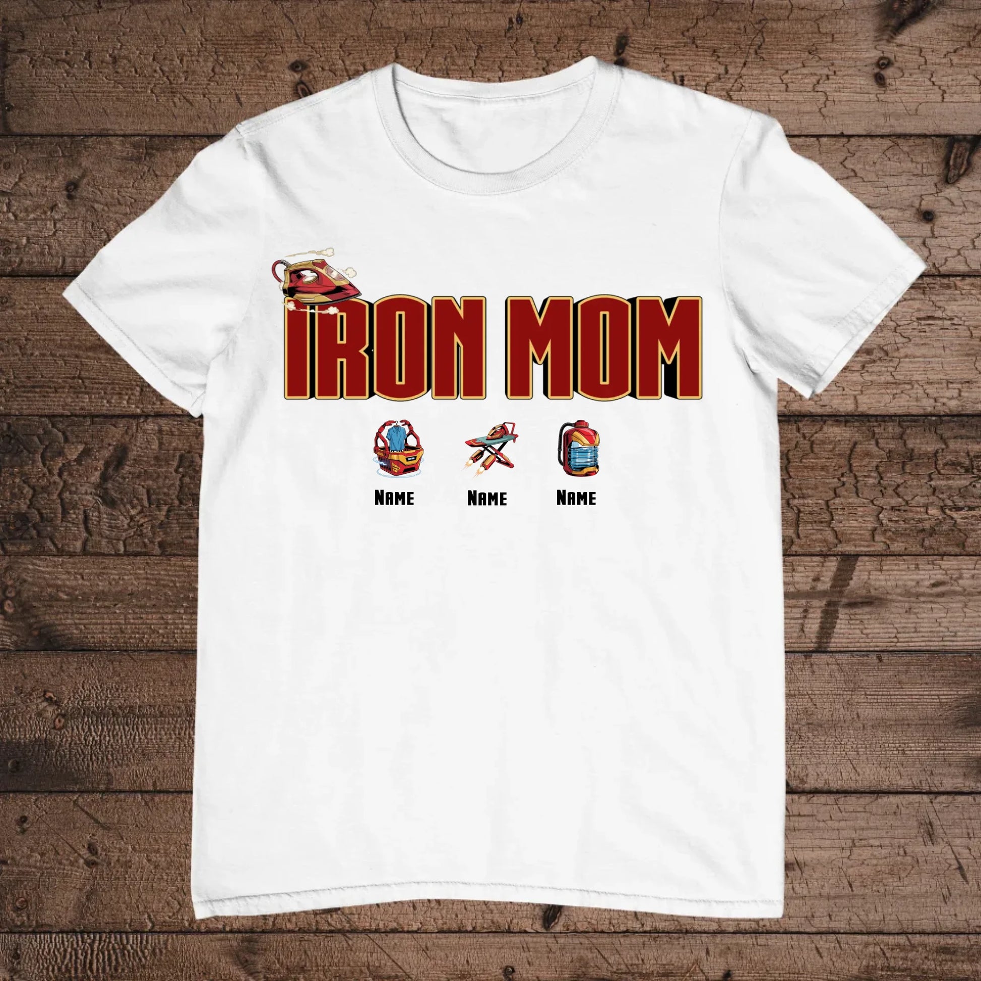 holz flatlay mockup weiß