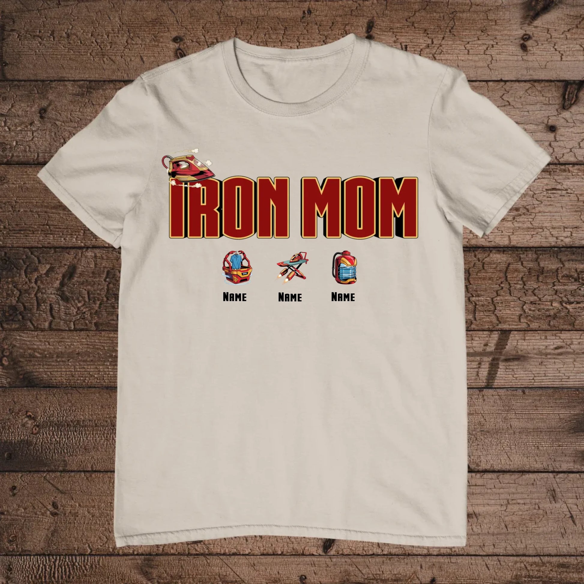 holz Flatlay mockup sand