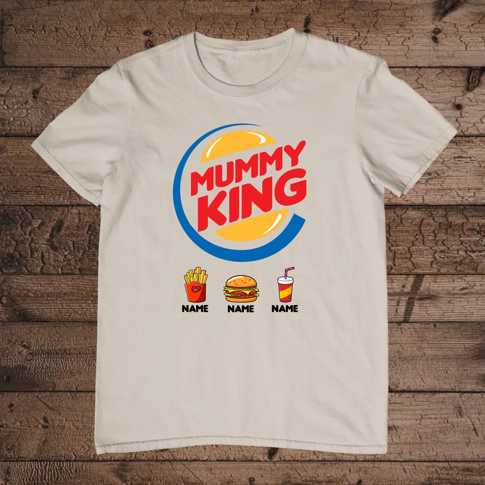 holz Flatlay mockup sand