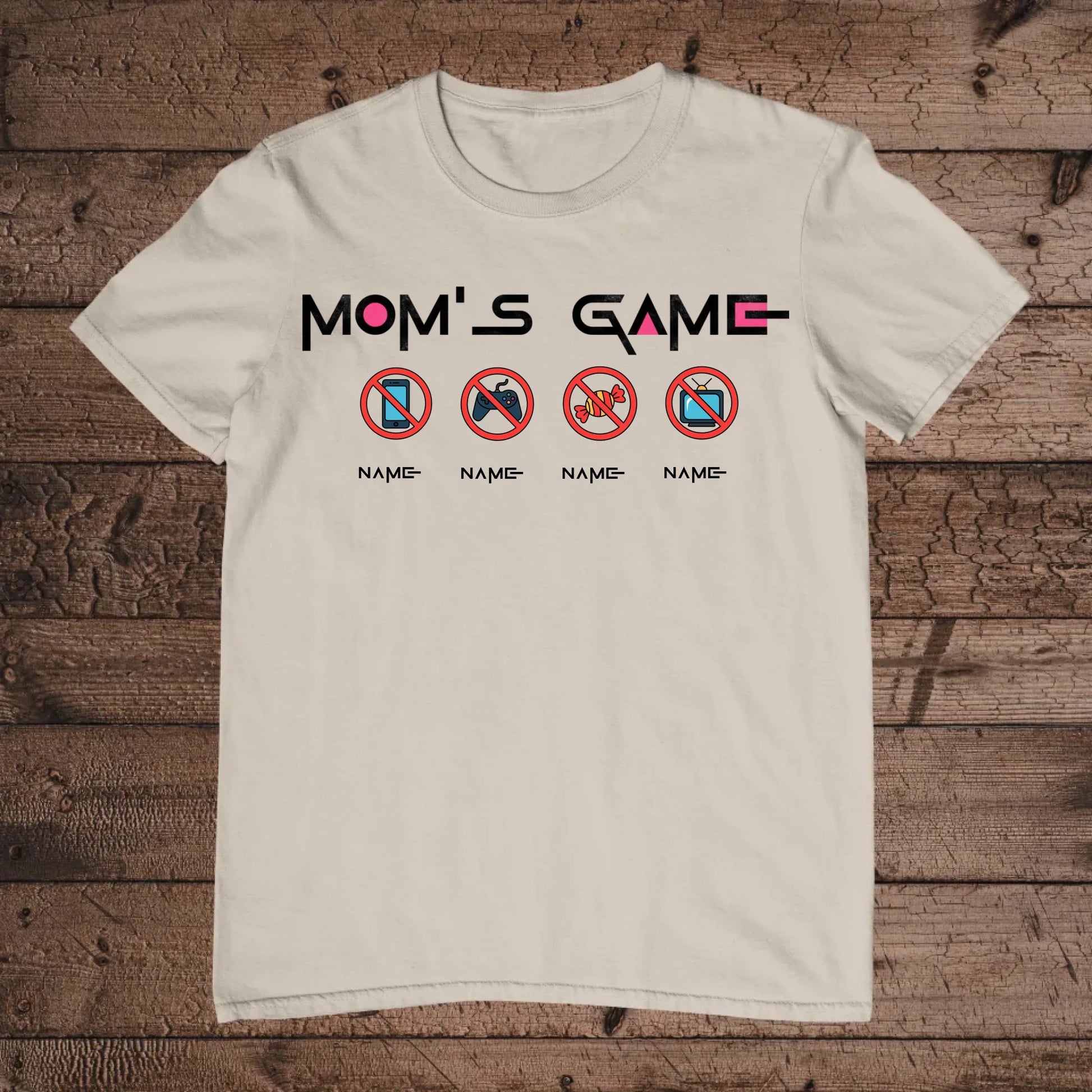 holz Flatlay mockup sand