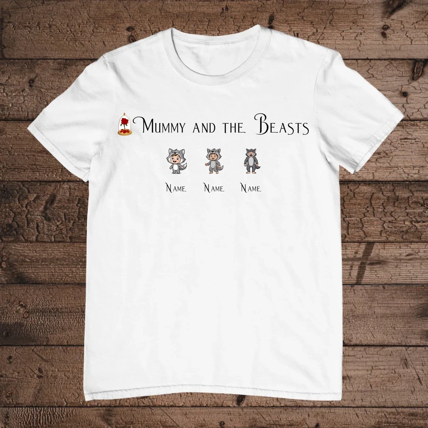 holz flatlay mockup weiß