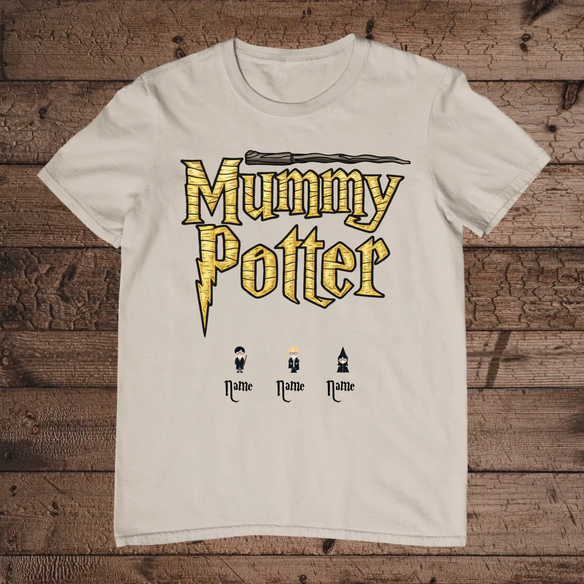 holz Flatlay mockup sand