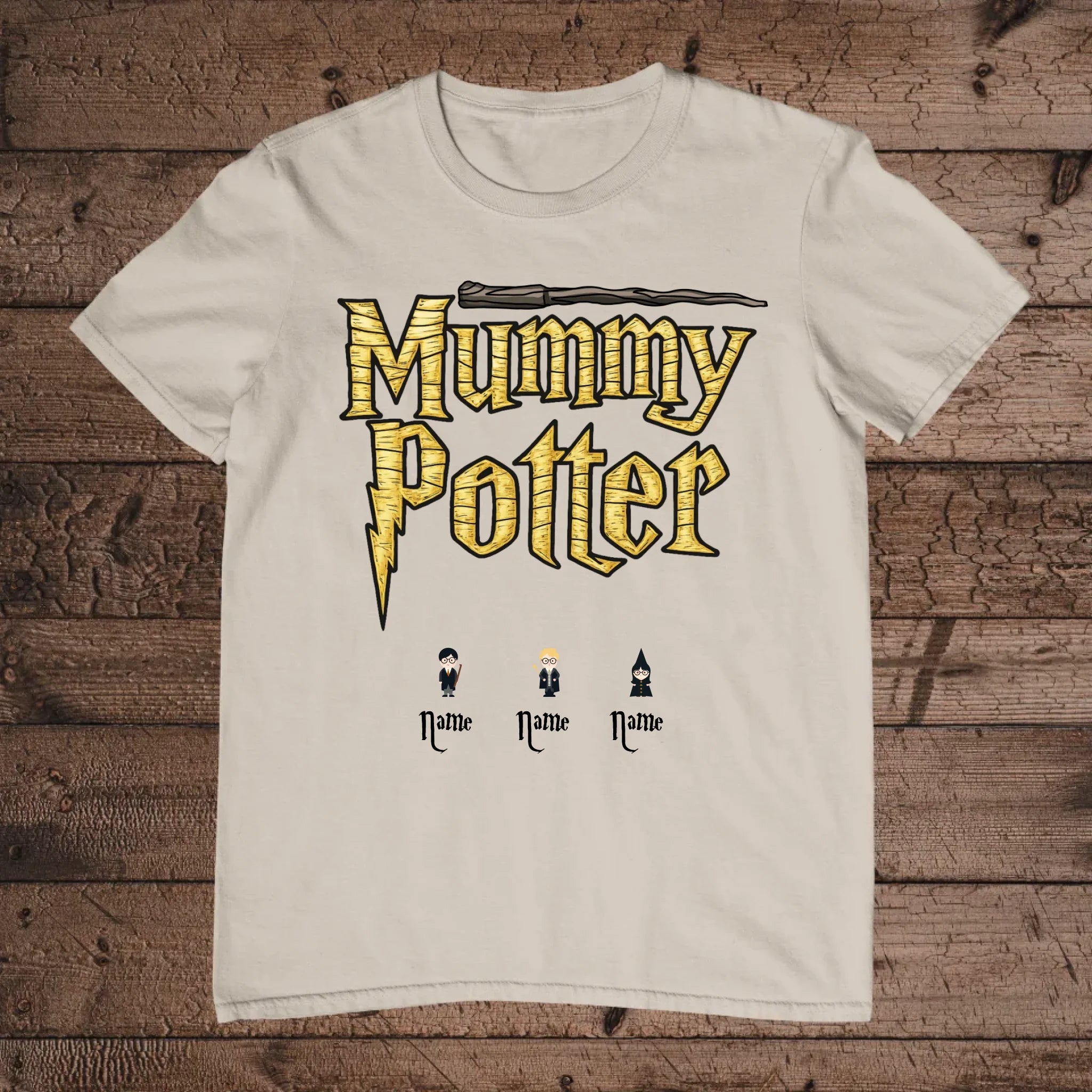 holz Flatlay mockup sand