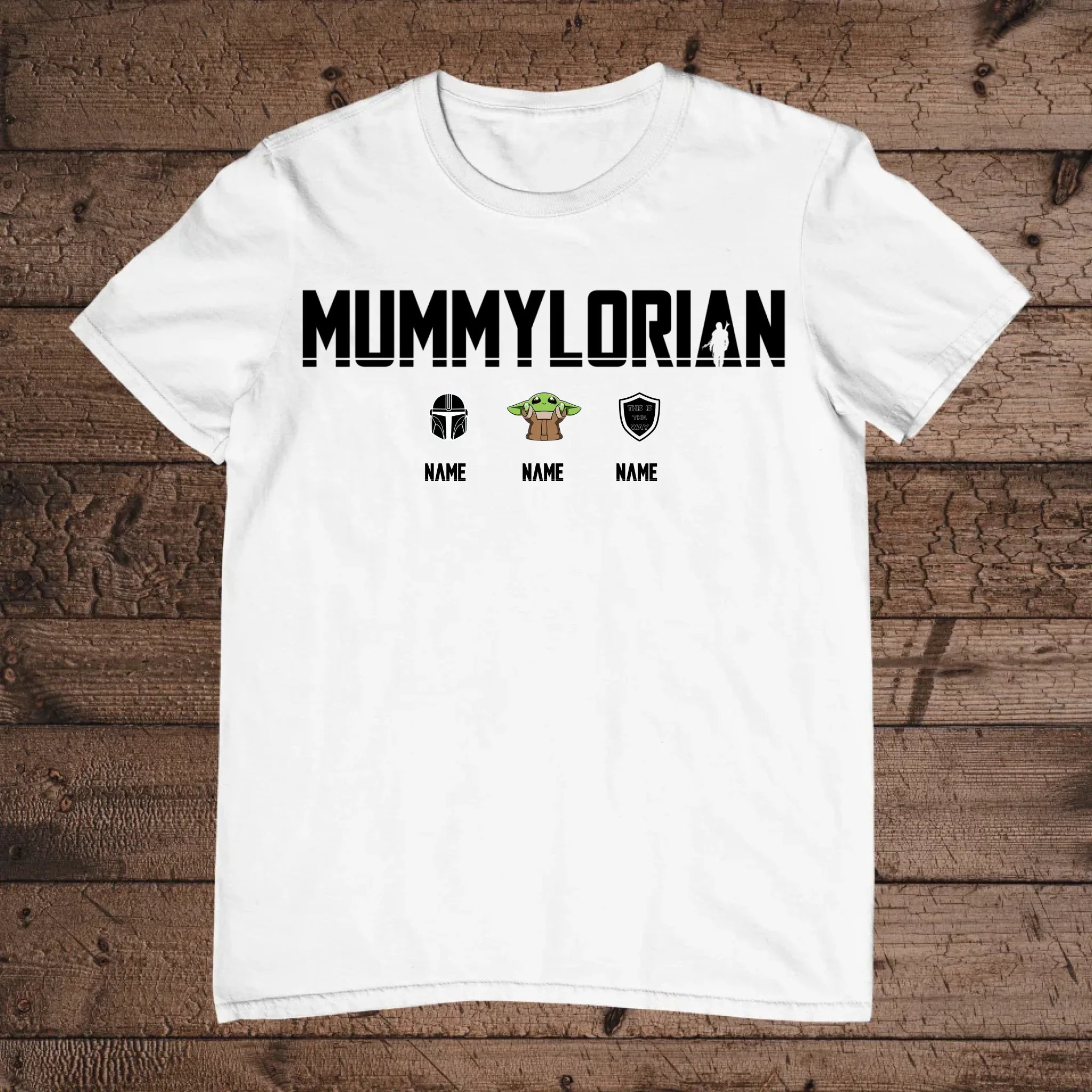 holz flatlay mockup weiß