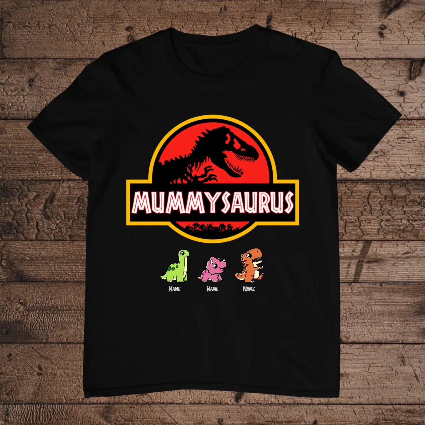 holz Flatlay mockup schwarz