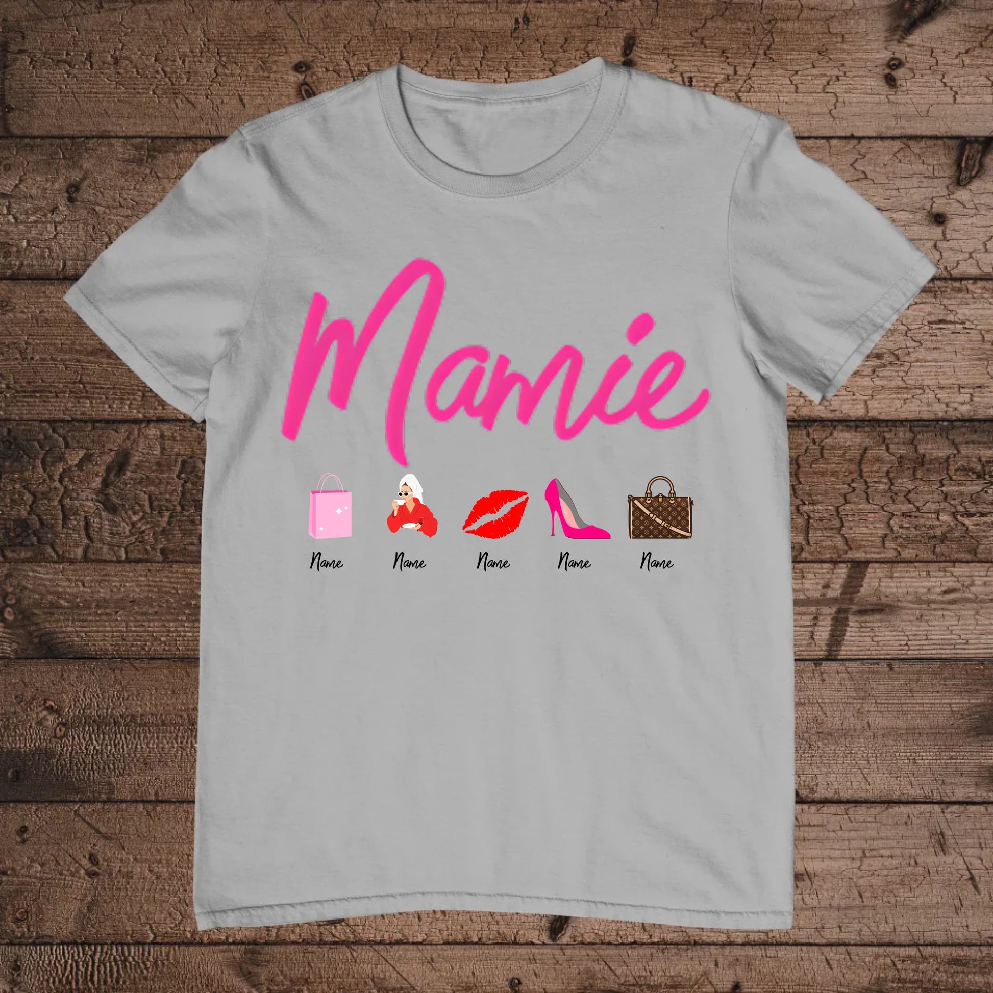 holz Flatlay mockup sport grey