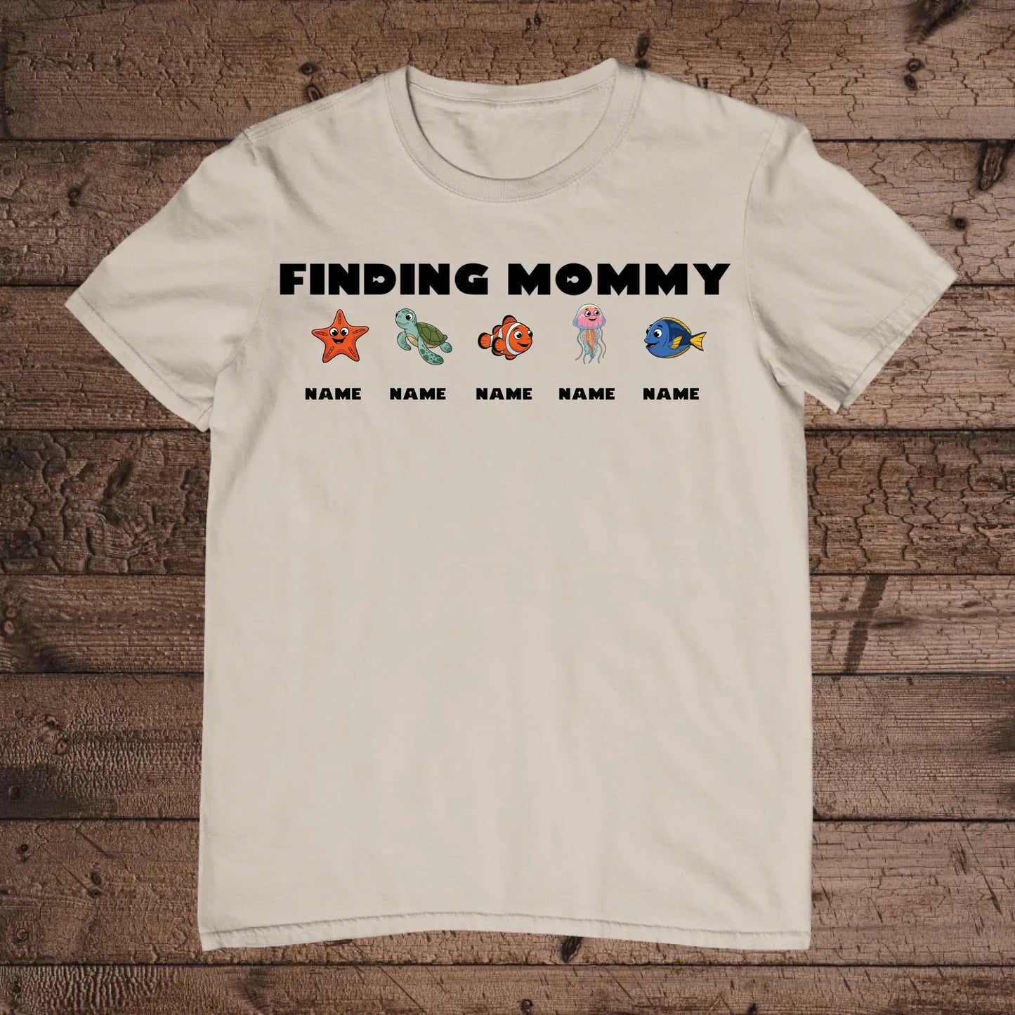 holz Flatlay mockup sand