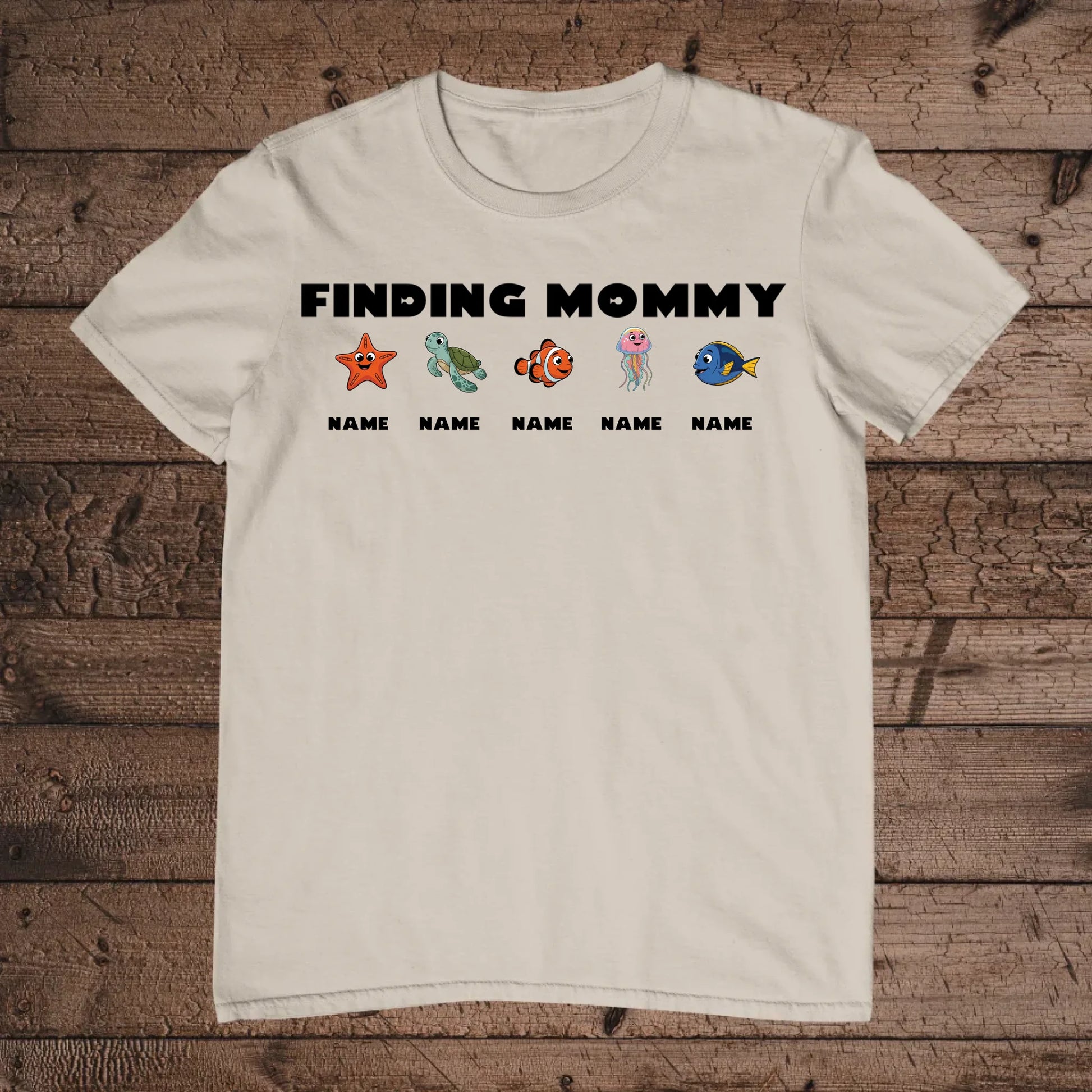 holz Flatlay mockup sand