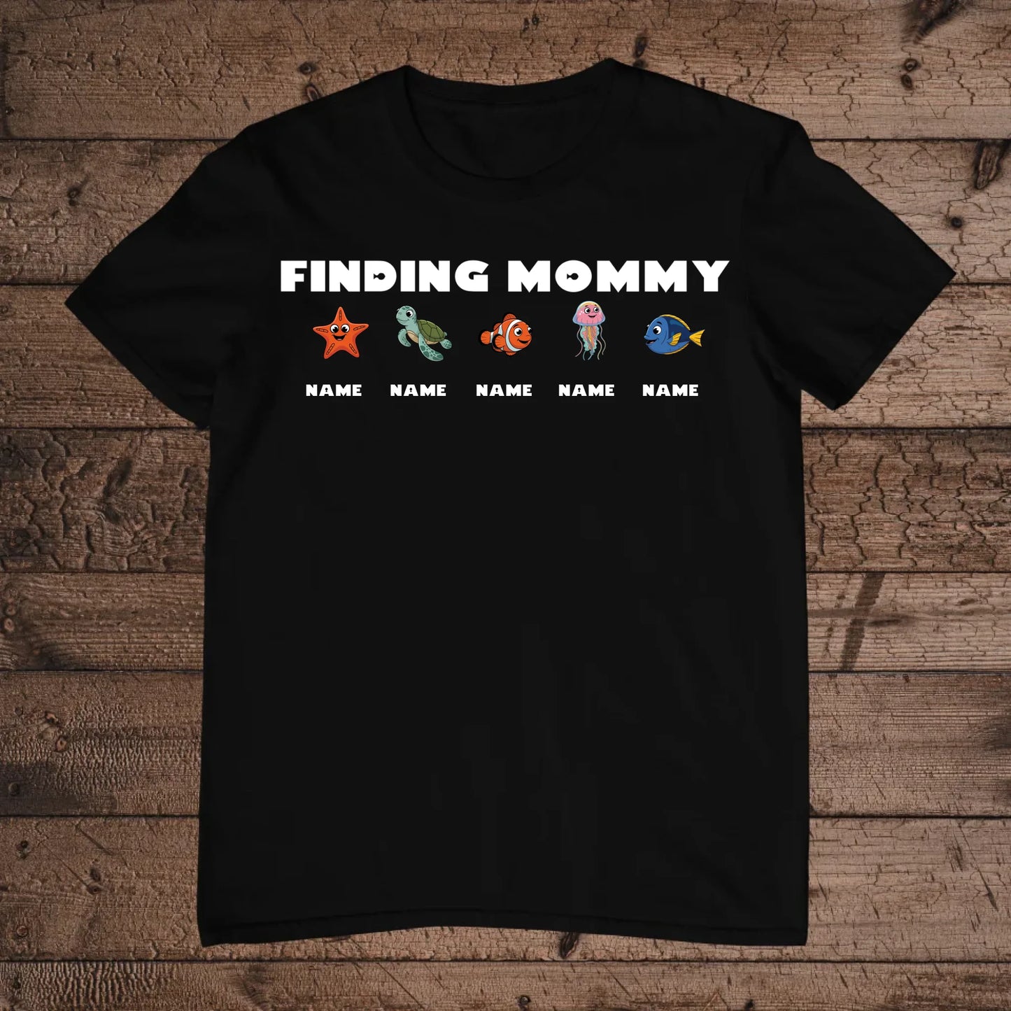 holz Flatlay mockup schwarz