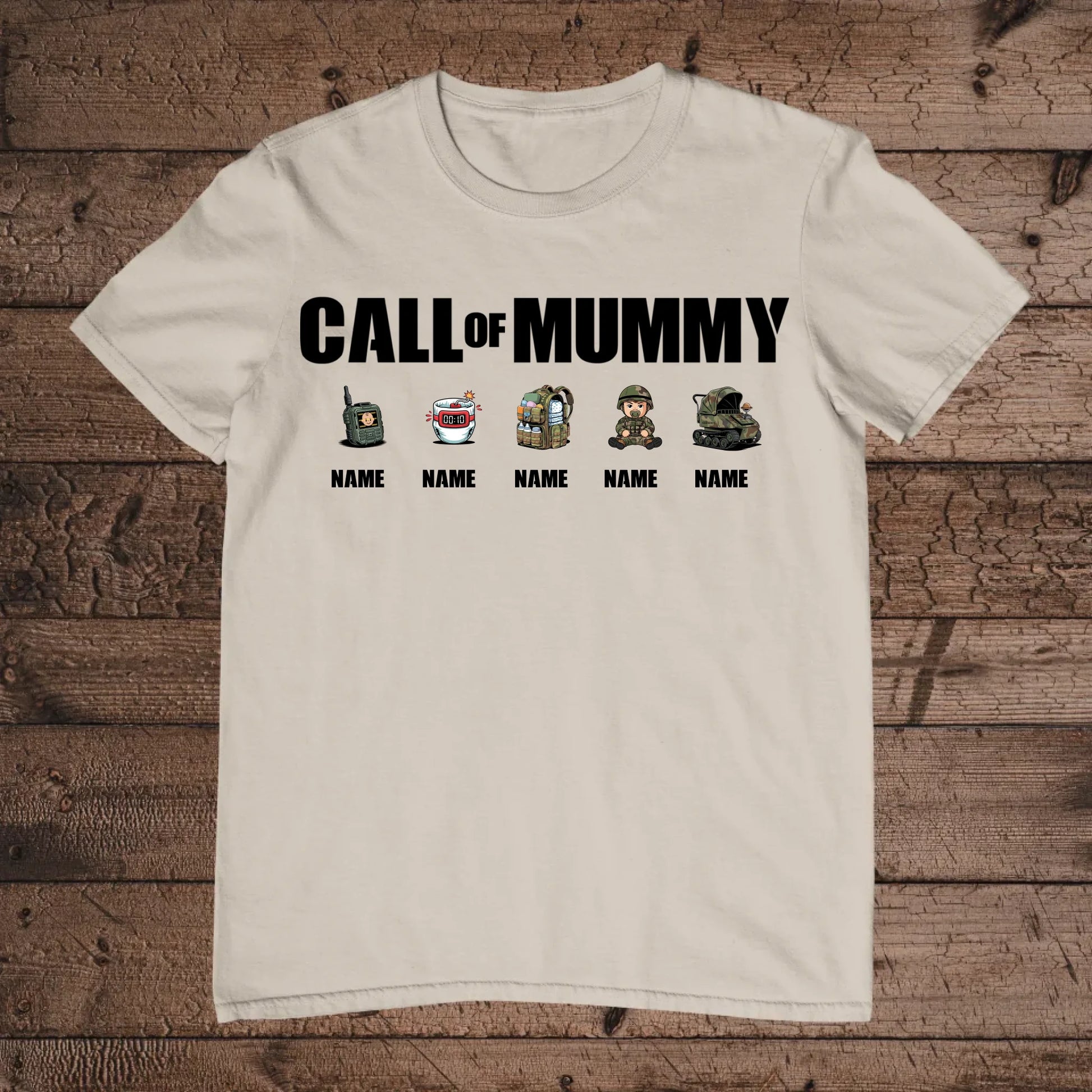 holz Flatlay mockup sand