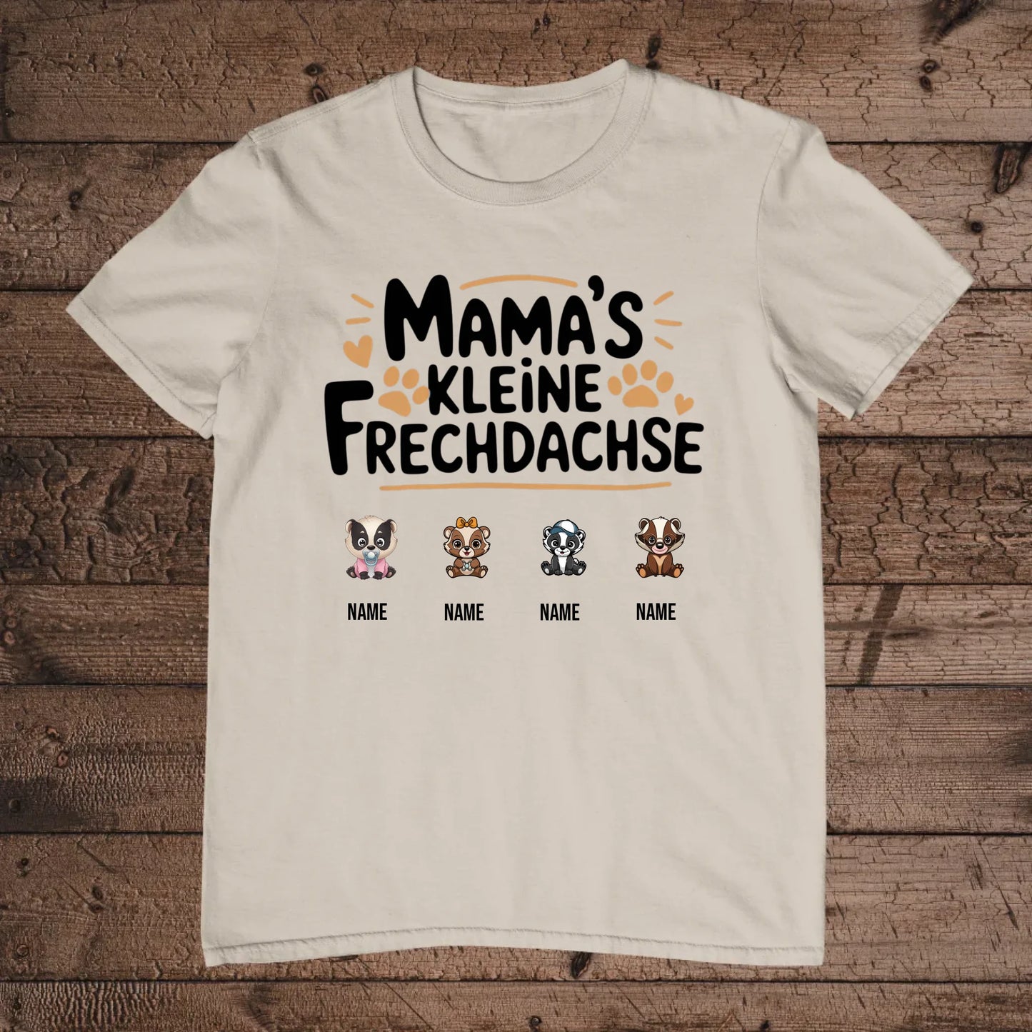 holz Flatlay mockup sand