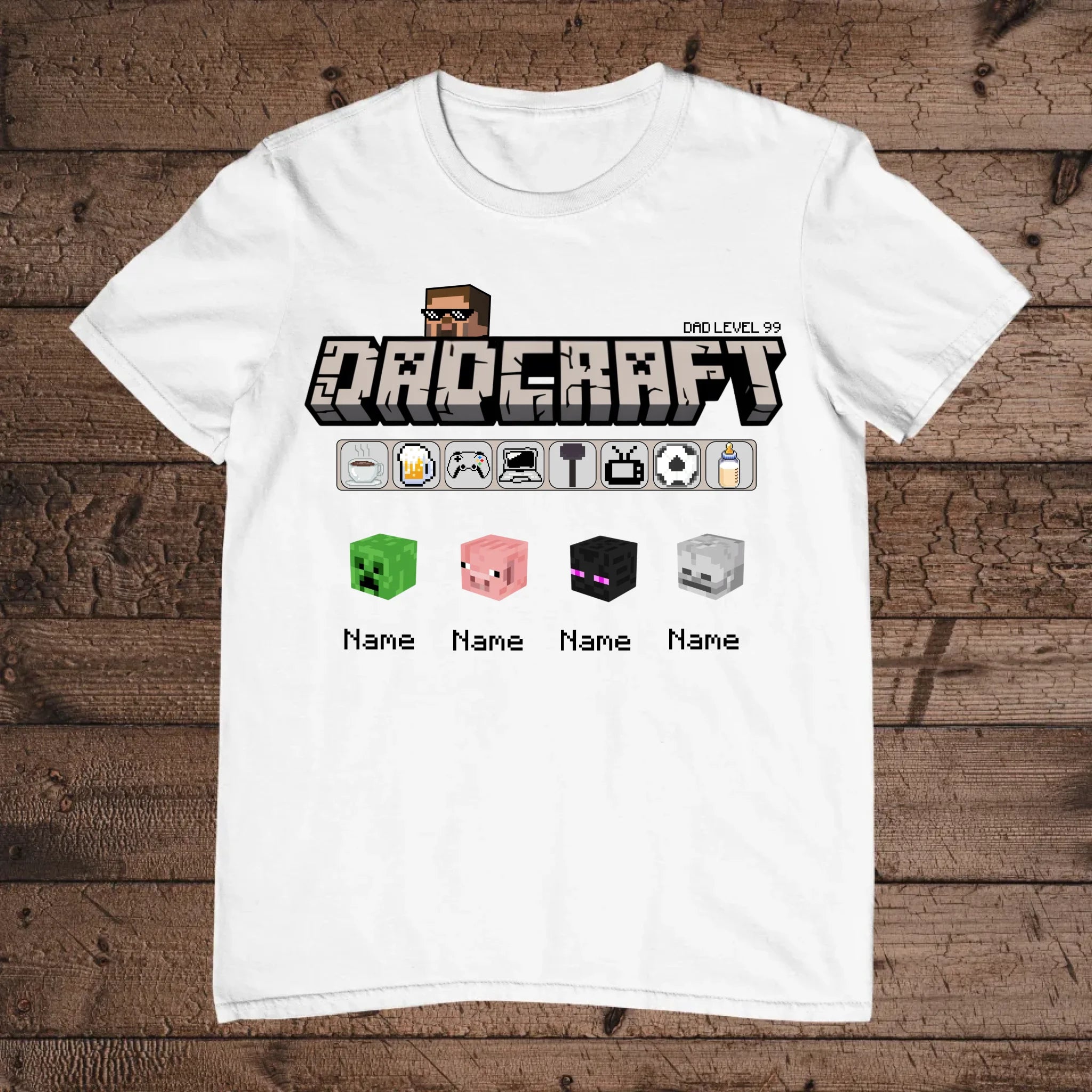 holz flatlay mockup weiß