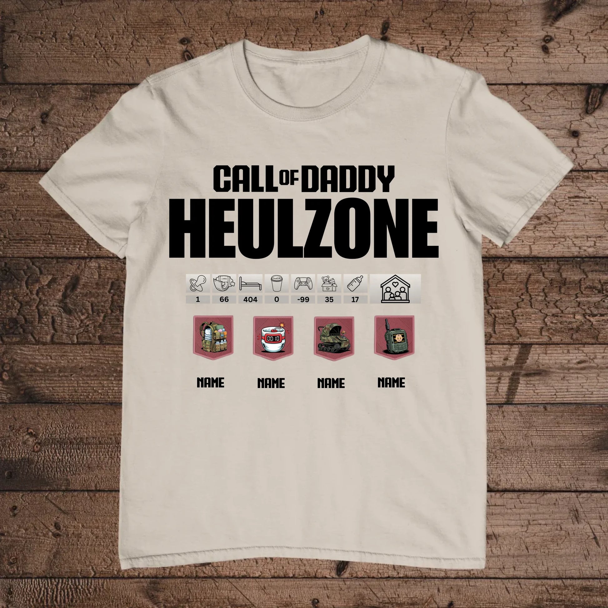 holz Flatlay mockup sand