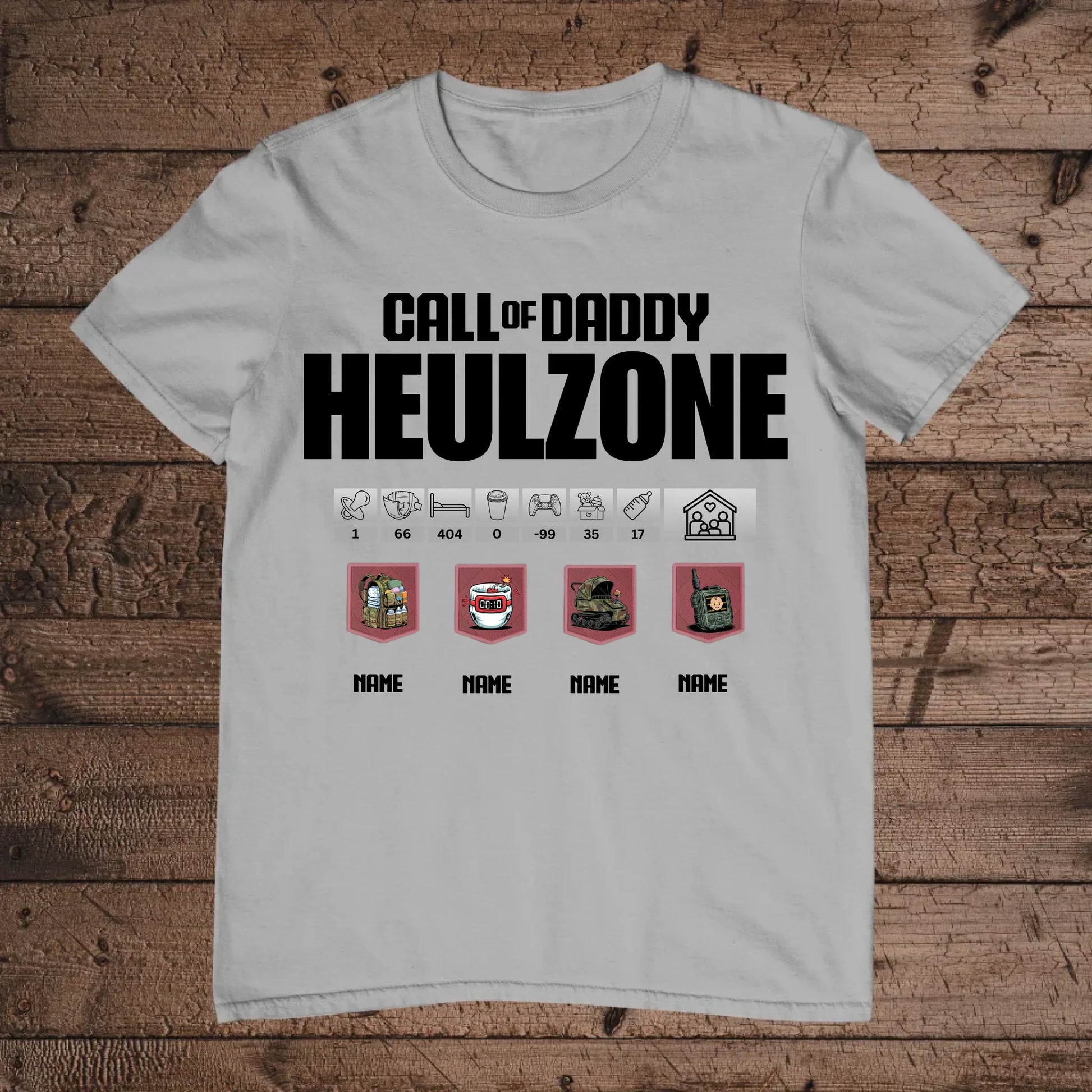 holz Flatlay mockup sport grey