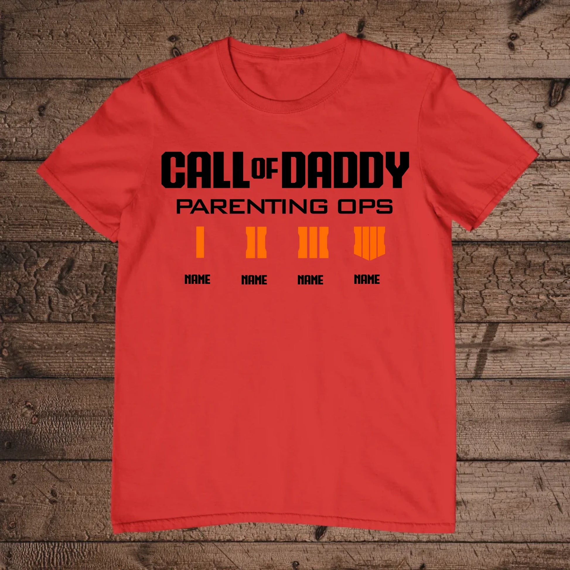 holz Flatlay mockup rot