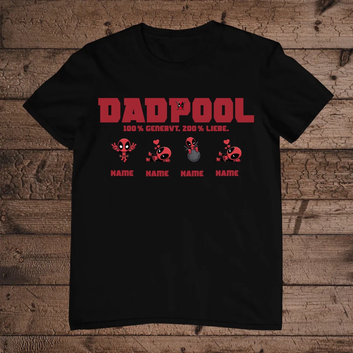 holz Flatlay mockup schwarz