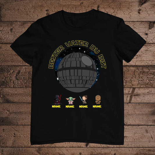 holz Flatlay mockup schwarz