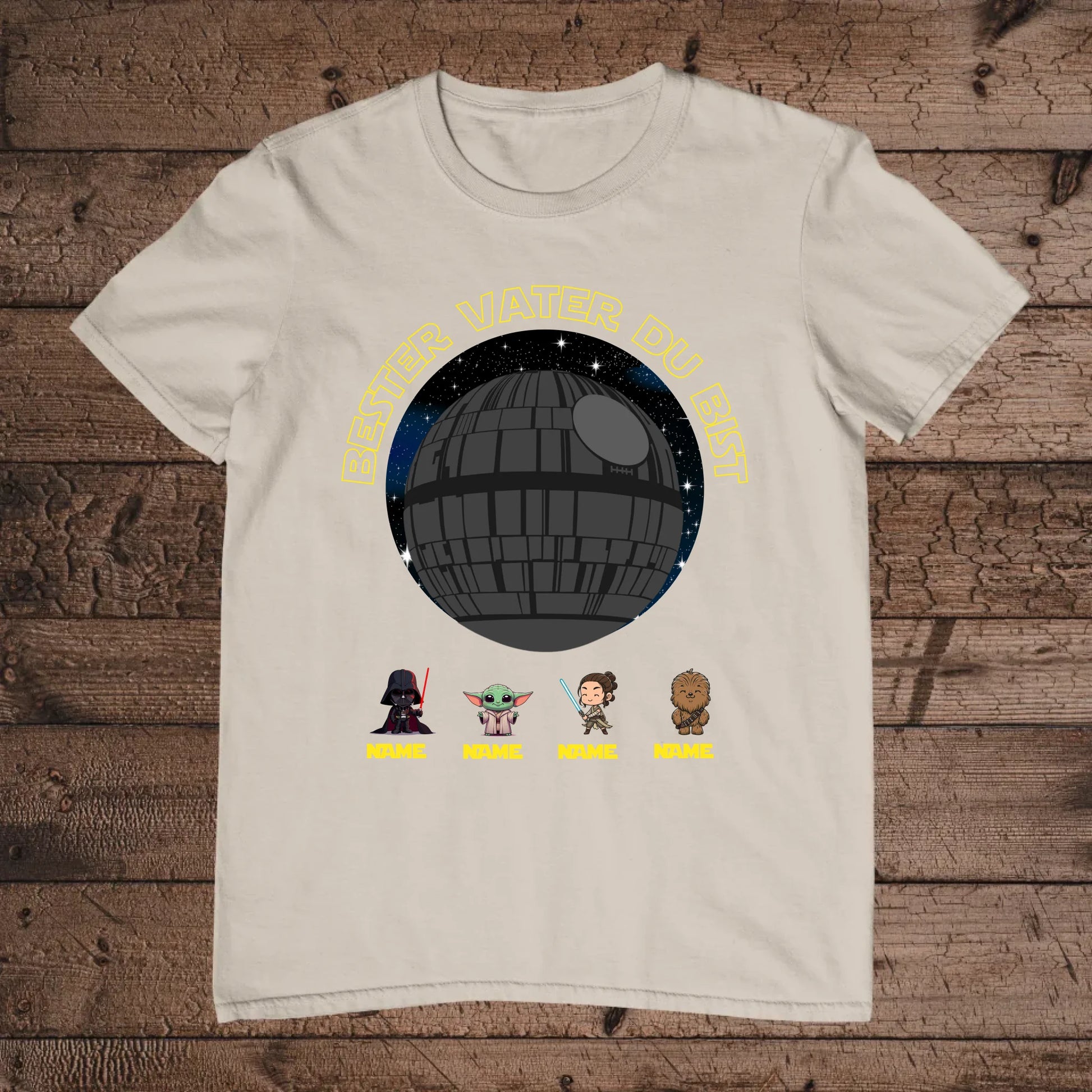 holz Flatlay mockup sand