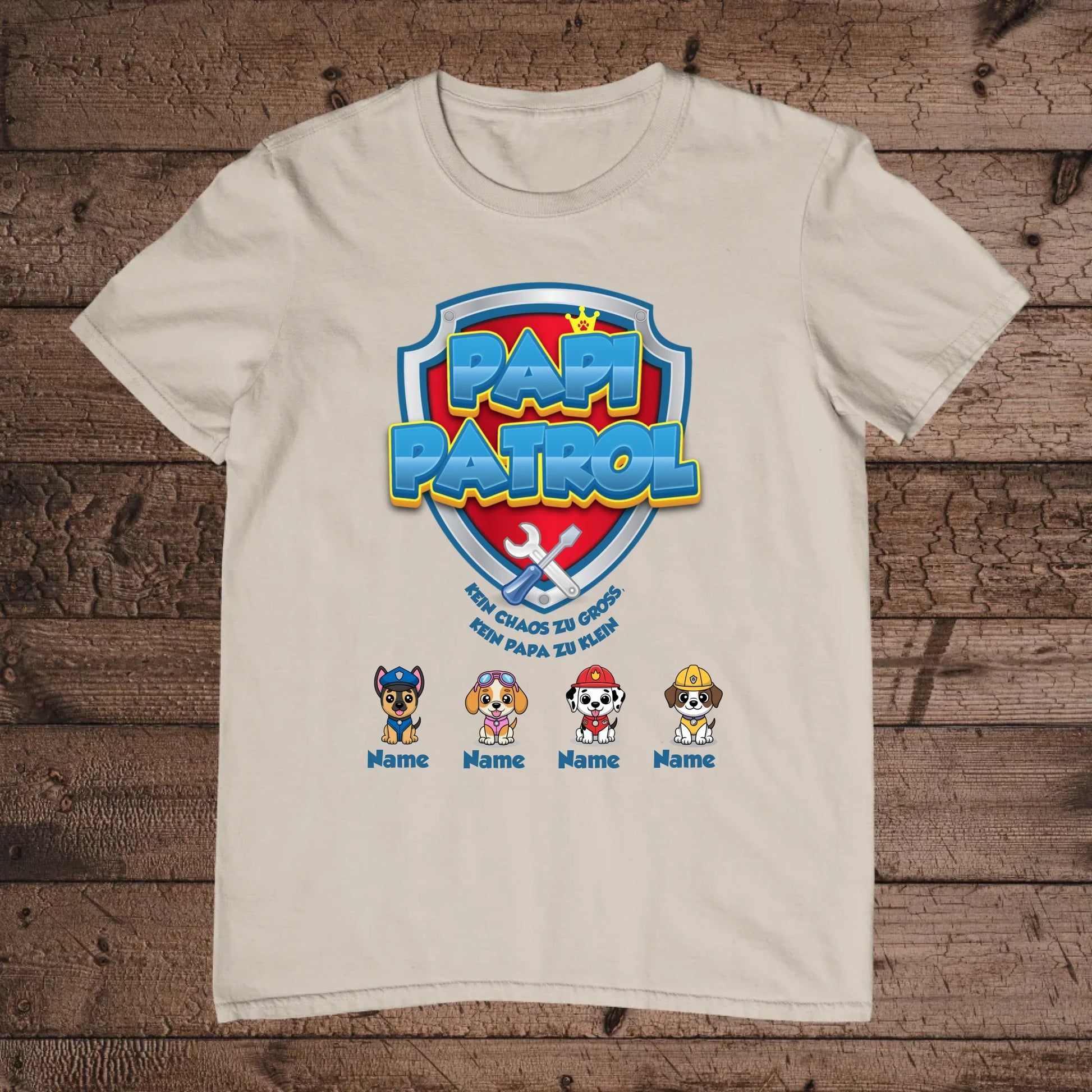 holz Flatlay mockup sand