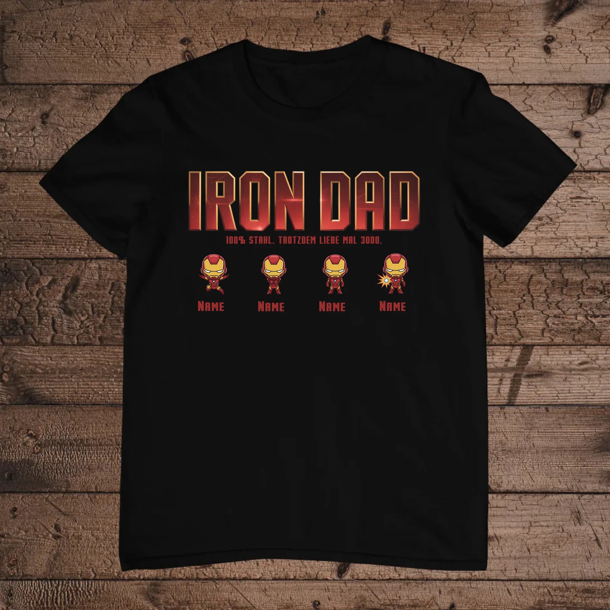 holz Flatlay mockup schwarz