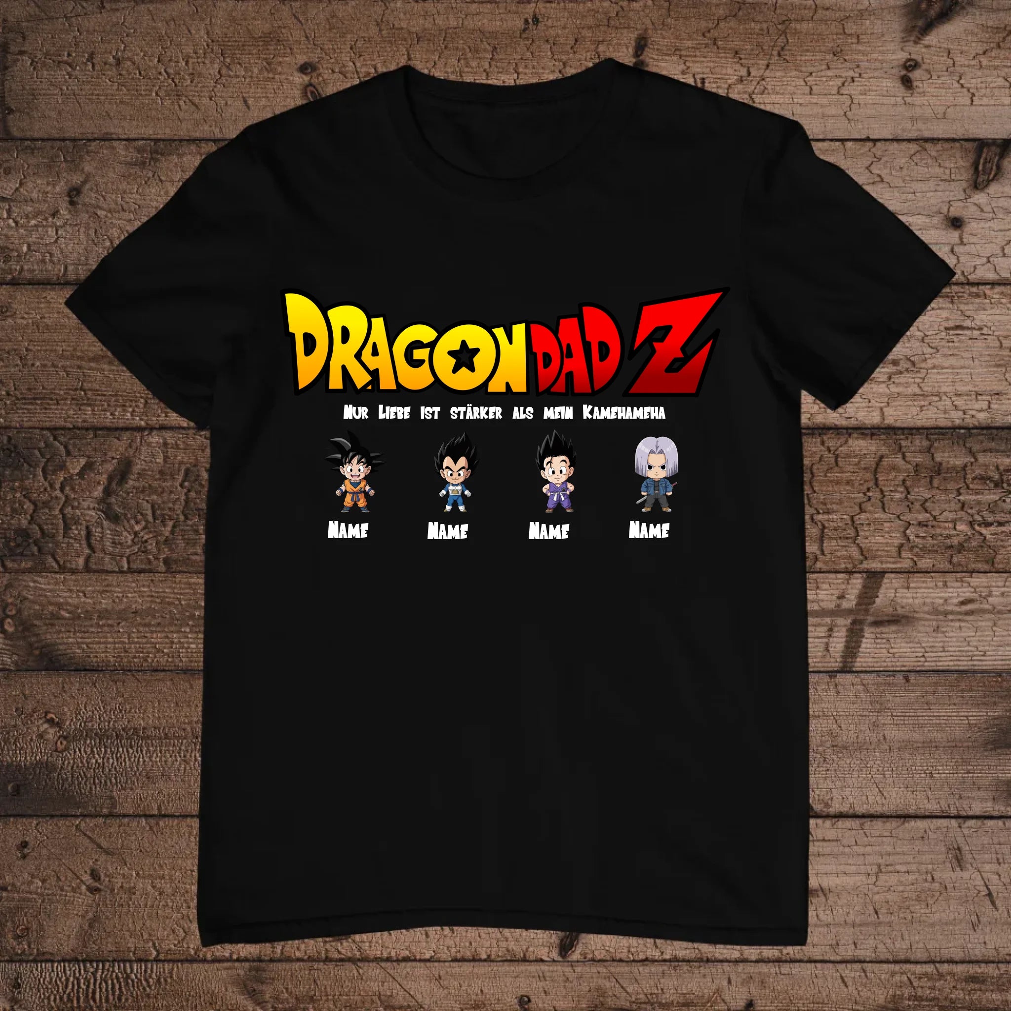 holz Flatlay mockup schwarz