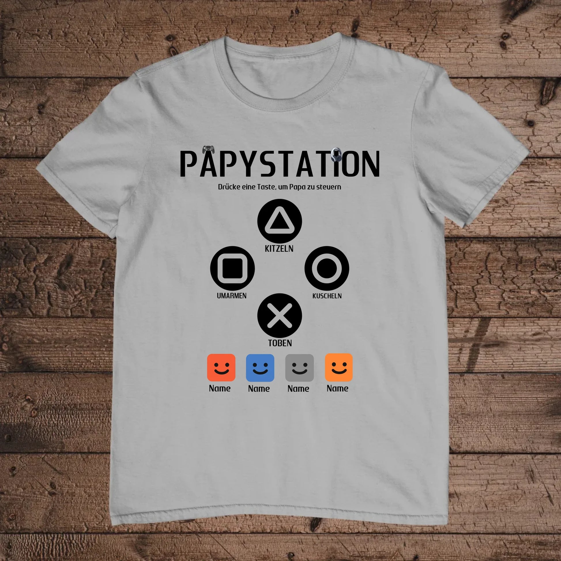 holz Flatlay mockup sport grey