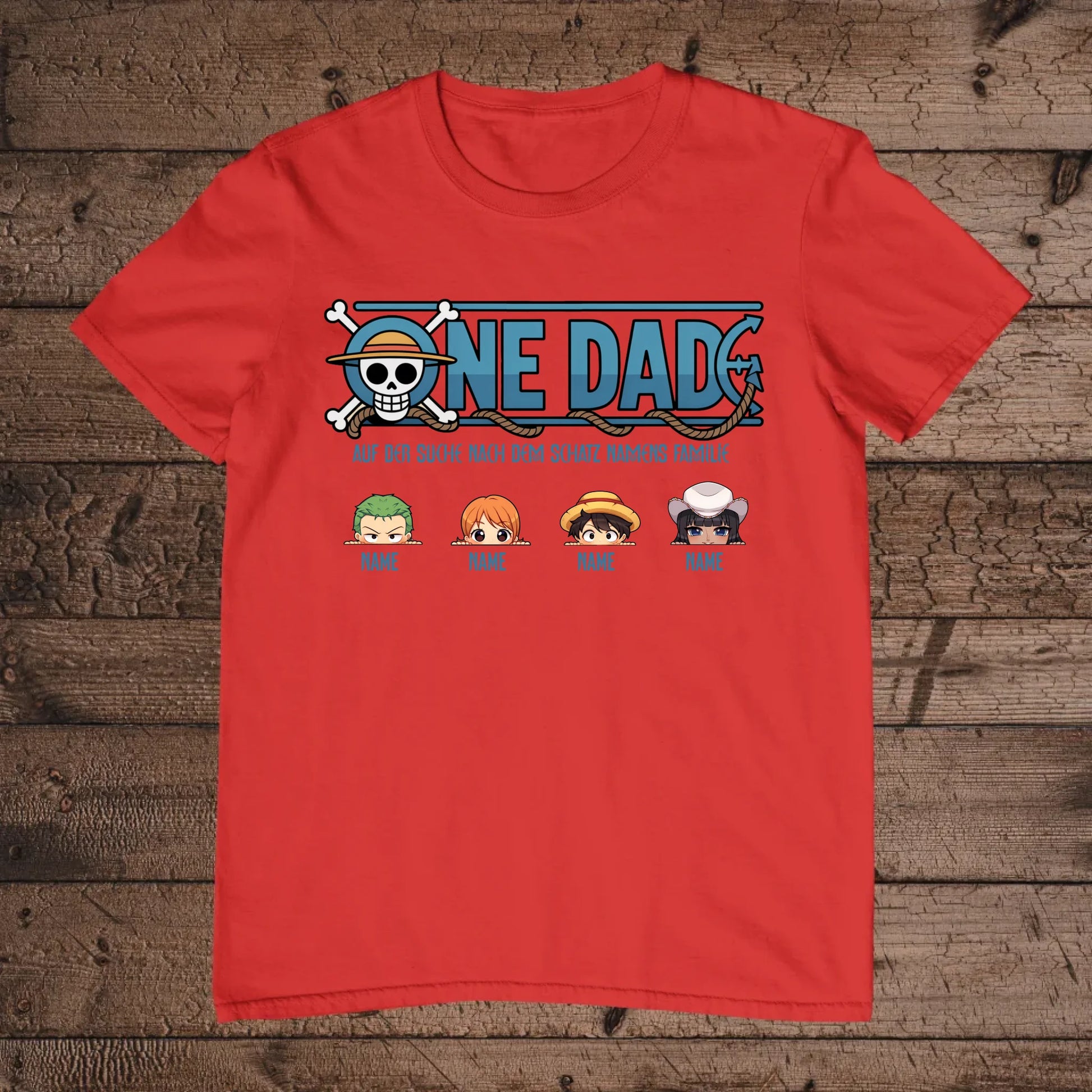 holz Flatlay mockup rot