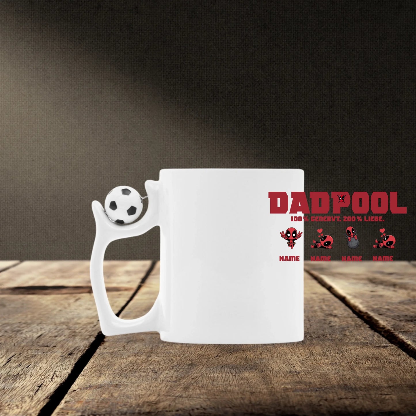 Mockup Fußballtasse