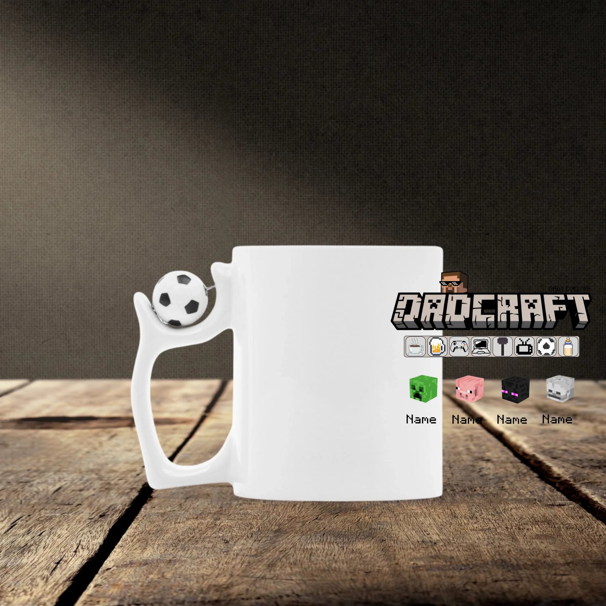 Mockup Fußballtasse